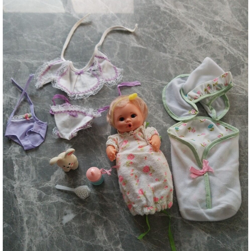 Vintage baby doll with all accesories 1974